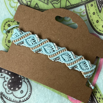 412 bracelet light blue-beige