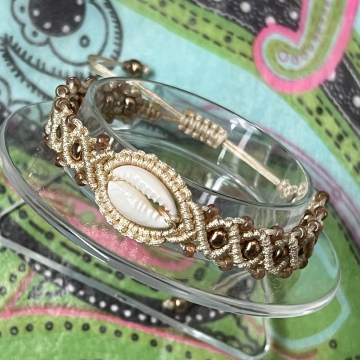 407 bracelet shell ecru