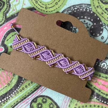 409 bracelet lilac-beige