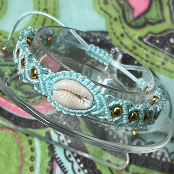 406 bracelet shell light blue